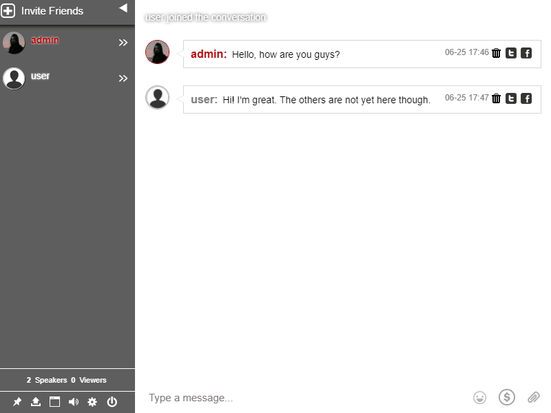 community chat