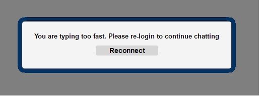flooding-typing-too-fast
