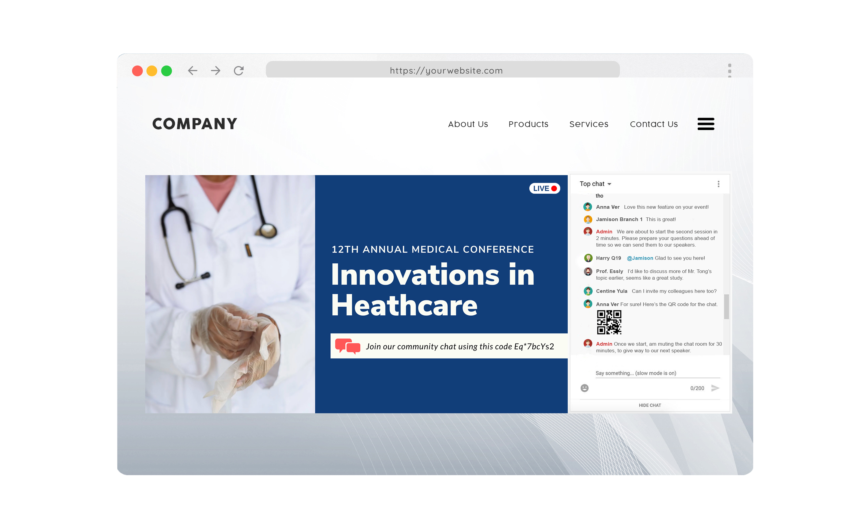 medical chat rooms