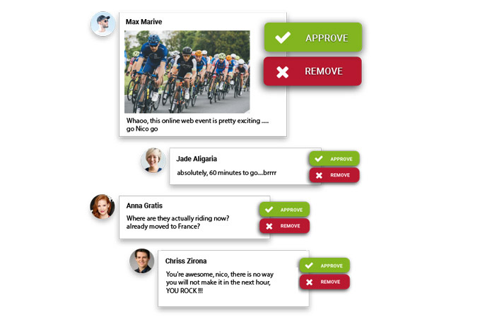 Monetize your online group chat and live event chat
