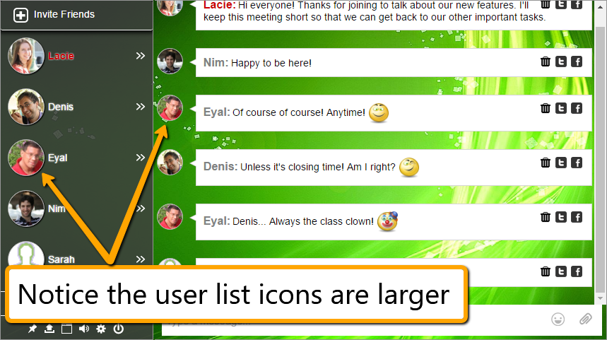 large custom user icons 