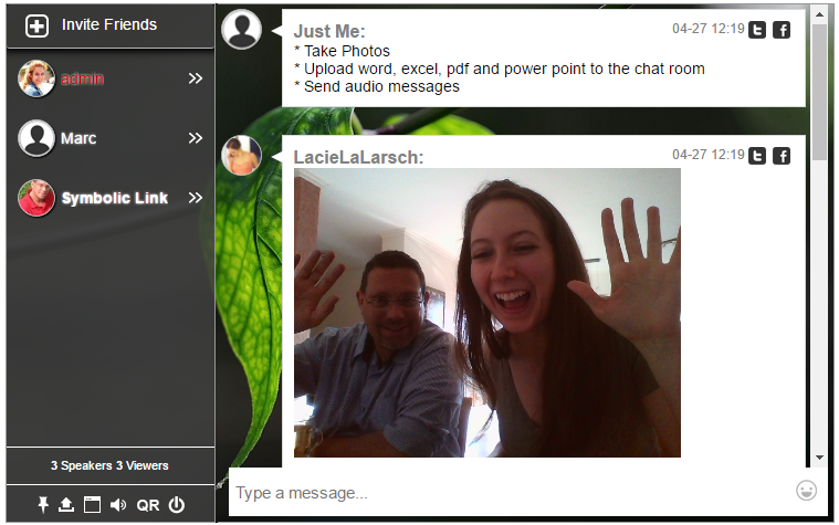 chat room example
