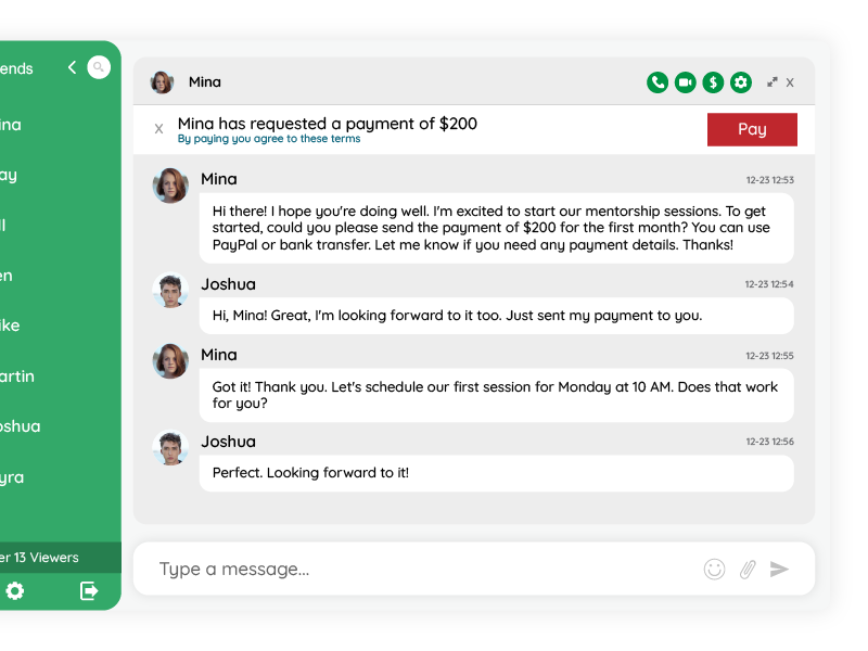Finance Chat API and SDK