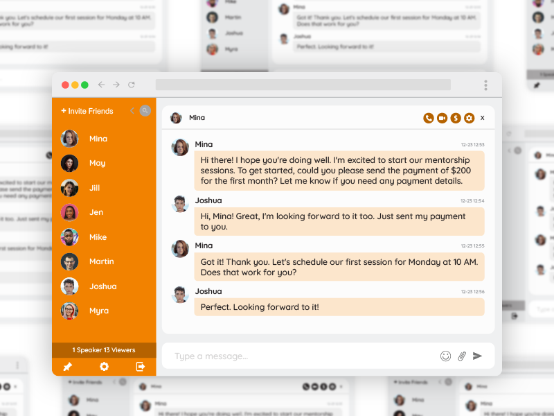 multi-room chat
