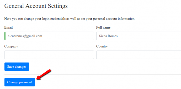 change password