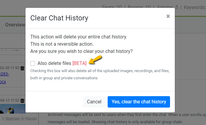delete all files