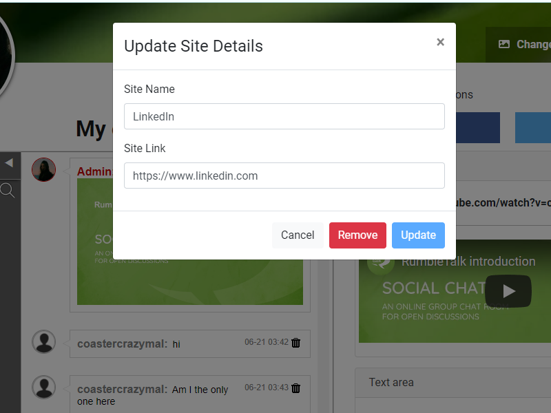 link website