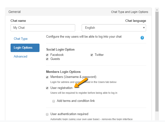 register users