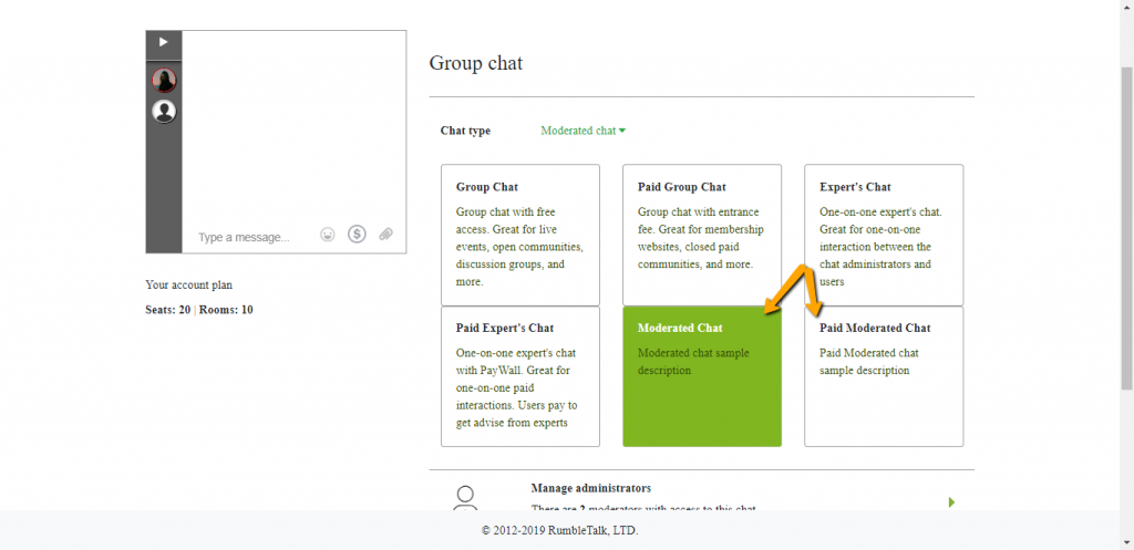 moderated chat