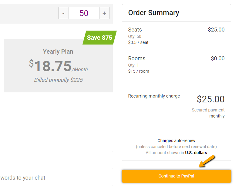 change PayPal