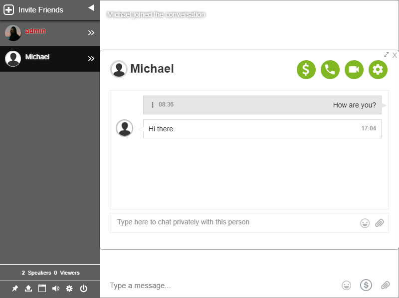 community chat
