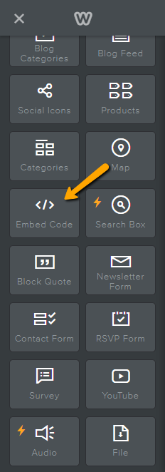 embed a chat room in weebly